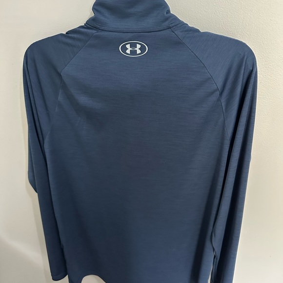 Under Armour Men's Velocity 2.0 1/4 Zip Loose Fit Shirt Large Running Fitness - Picture 2 of 4